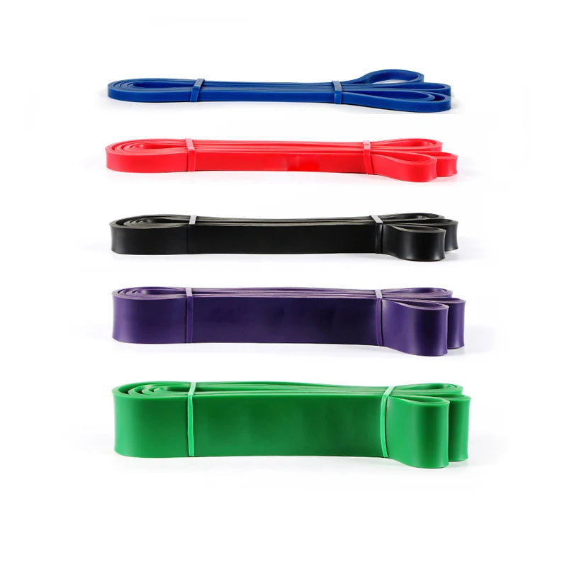 208Cm Resistance Bands Sets Elastic Band for Fitness Set Powerlifting Loop Exercise Bands Gym Fitness Equipment Natural Rubber