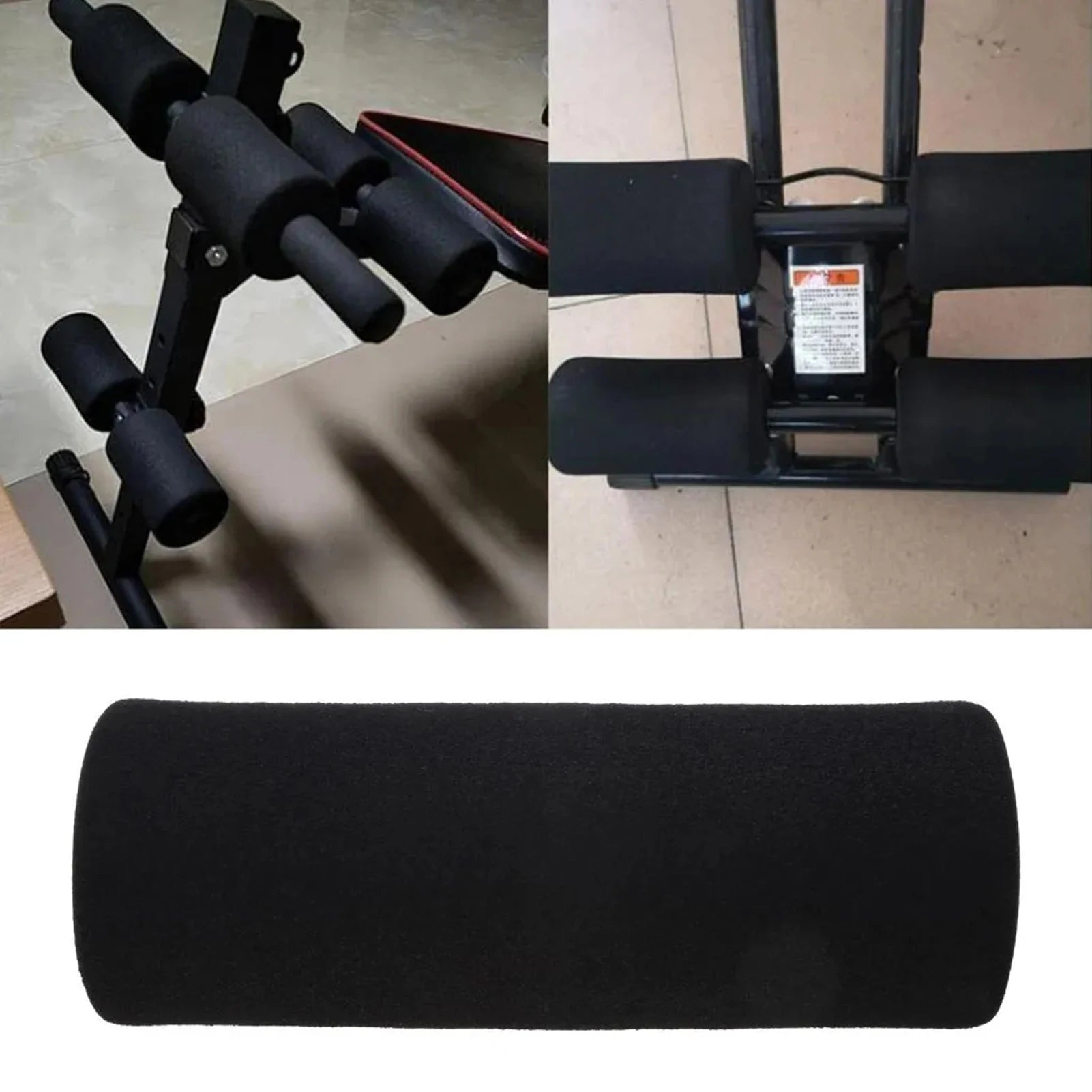 Machine Tube Leg Foam Roller Pad Buffer Tube Pad Bench Press Foam for Replacing Gym Exercise Equipment Only Foam Pad