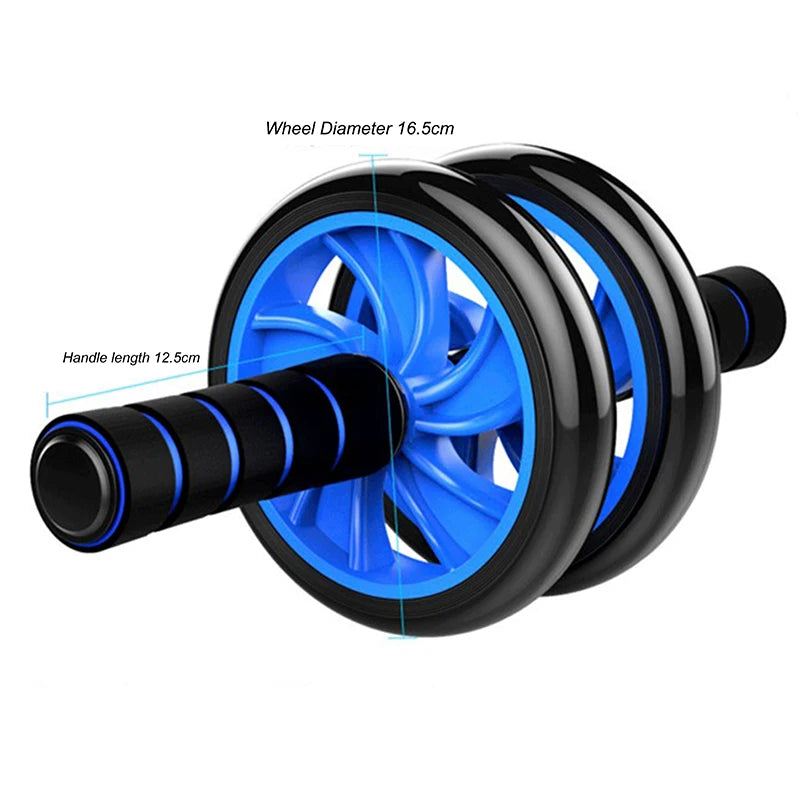 Ab Wheel Roller Abdominal Wheel Exercise Wheels Non- Slip Handles Fitness Workout Home Gym Exercise Equipment to Build Muscle