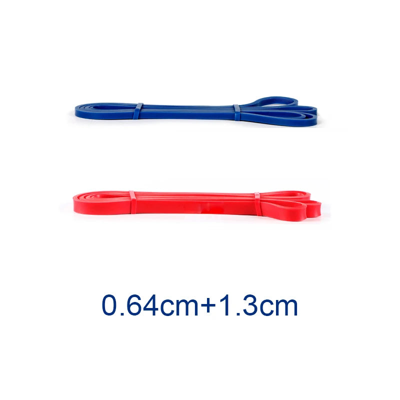 208Cm Resistance Bands Sets Elastic Band for Fitness Set Powerlifting Loop Exercise Bands Gym Fitness Equipment Natural Rubber