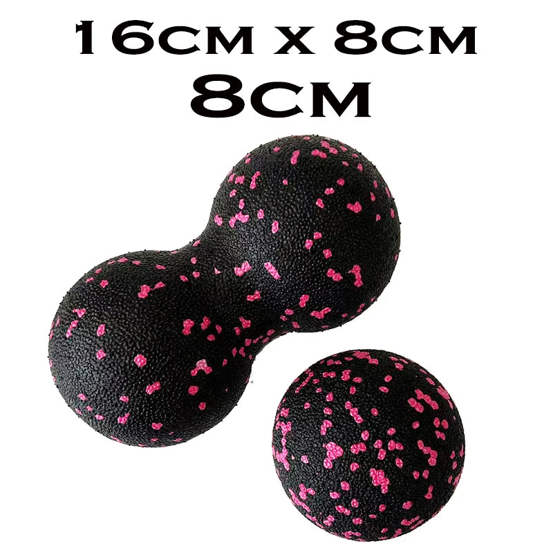 Fitness Ball High Density EPP Peanut Massage Ball Lightweight Back Neck Foot Mobility Ball Deep Tissue Myofascial Release