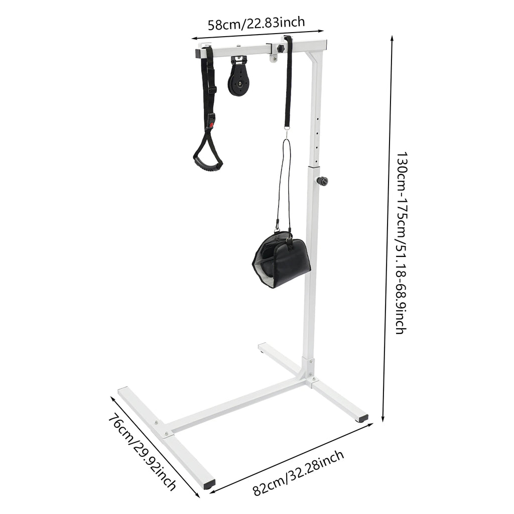 Cervical Traction Belt Exercise Stretcher Horizontal Bar Standing Frame, Bed Lift for Elderly, Stand up Assist Bar ﻿ ﻿