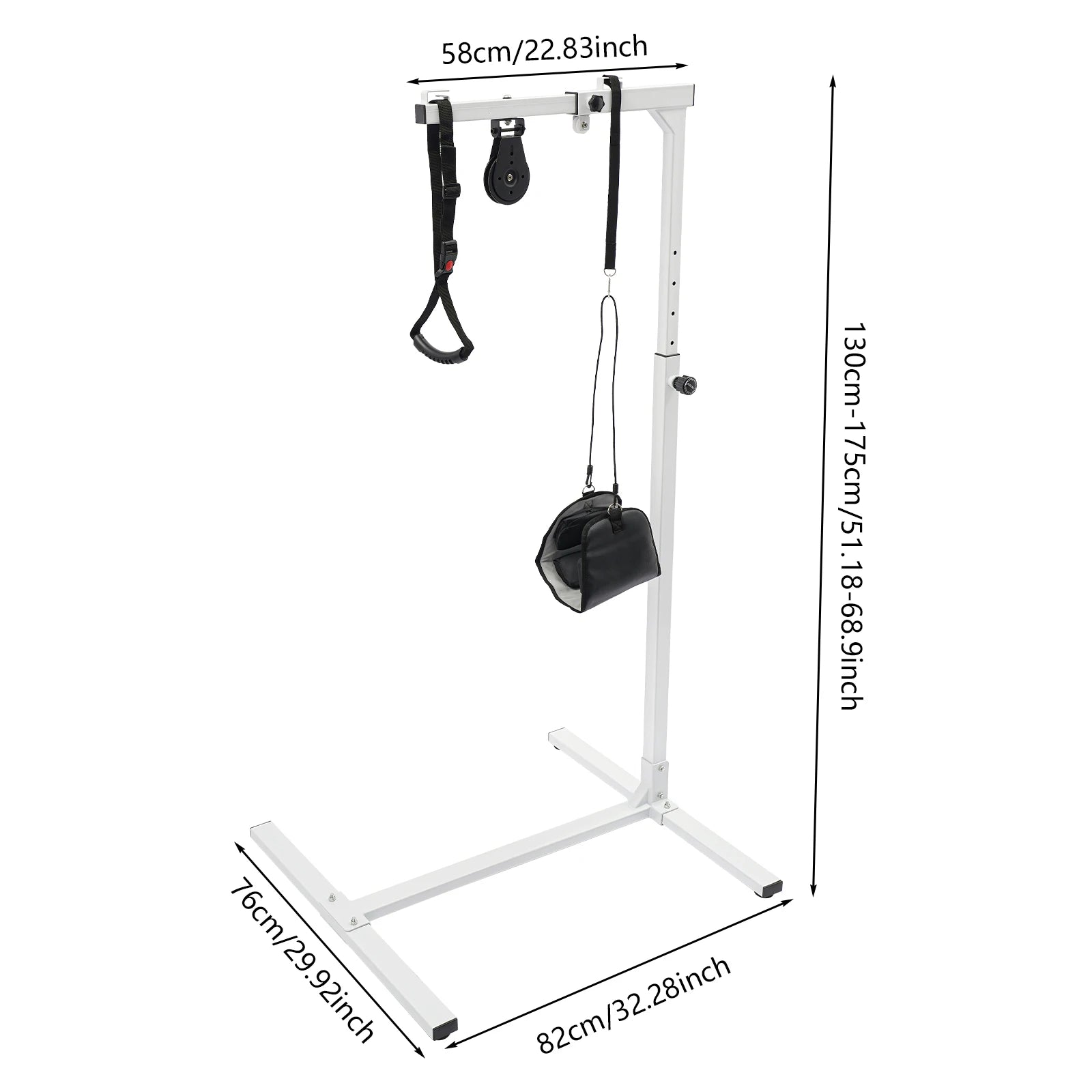 Cervical Traction Belt Exercise Stretcher Horizontal Bar Standing Frame, Bed Lift for Elderly, Stand up Assist Bar ﻿ ﻿