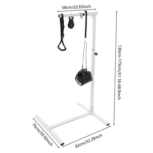 Cervical Traction Belt Exercise Stretcher Horizontal Bar Standing Frame, Bed Lift for Elderly, Stand up Assist Bar ﻿ ﻿