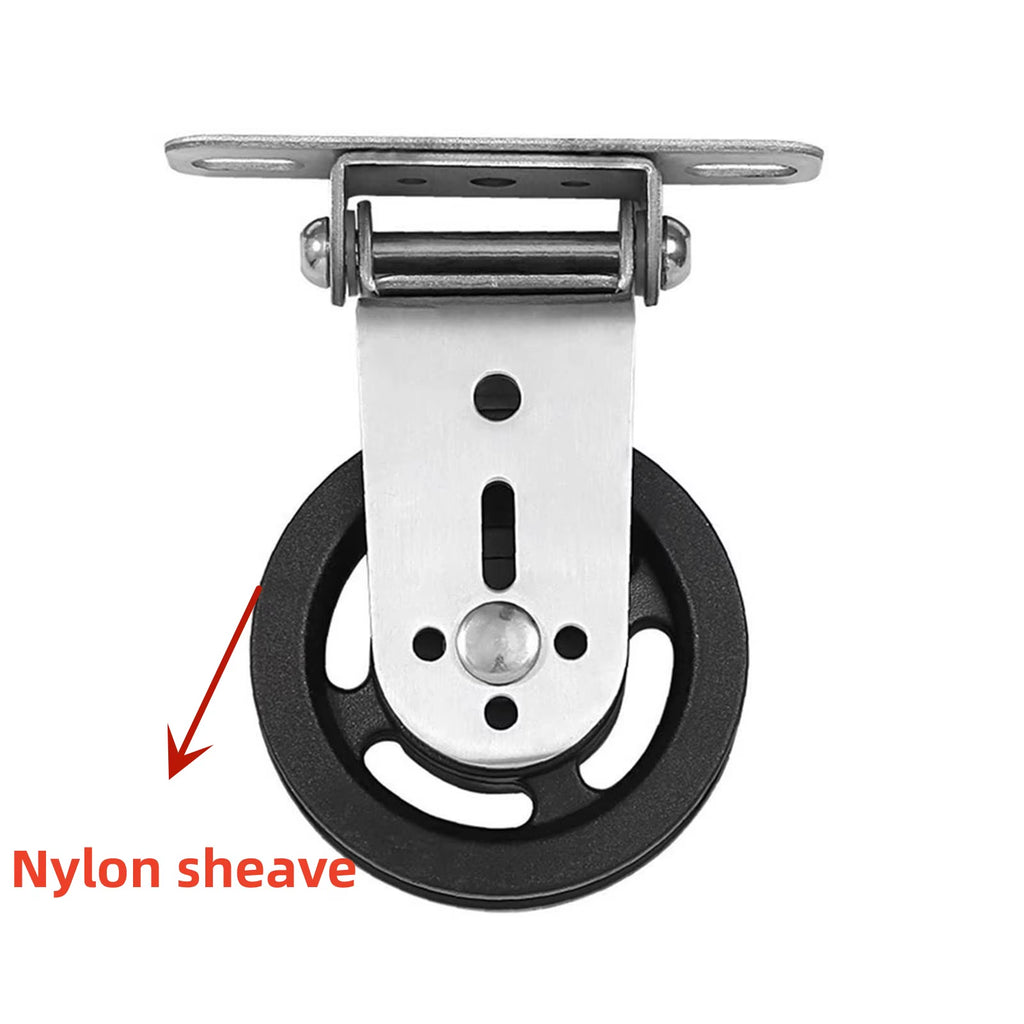 Gym Weight Cable Pulley Fitness Equipment Sheave Gym Machine Hanging Replacement Dual Bearing Load Lift Accessory Wheel