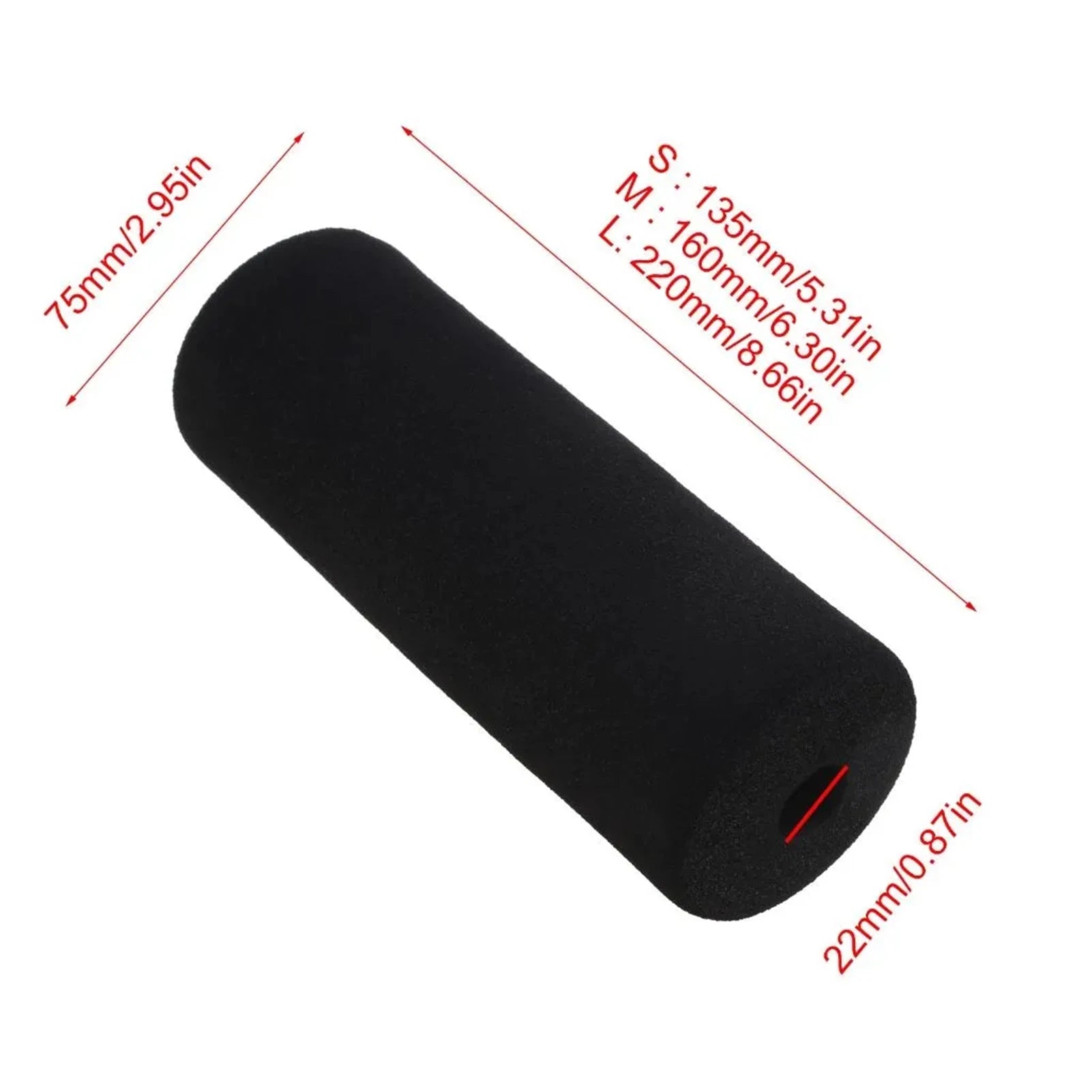 Machine Tube Leg Foam Roller Pad Buffer Tube Pad Bench Press Foam for Replacing Gym Exercise Equipment Only Foam Pad