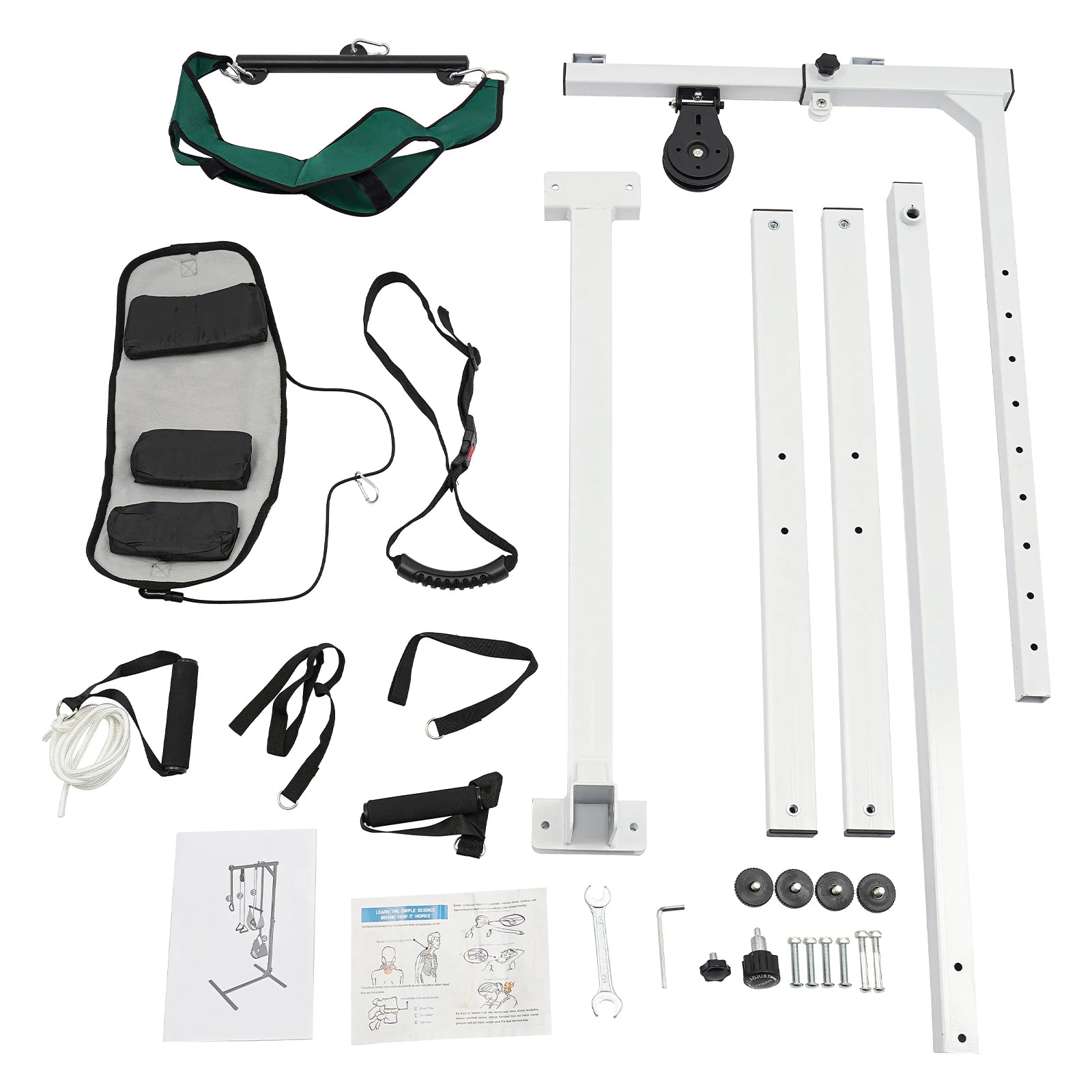 Cervical Traction Belt Exercise Stretcher Horizontal Bar Standing Frame, Bed Lift for Elderly, Stand up Assist Bar ﻿ ﻿
