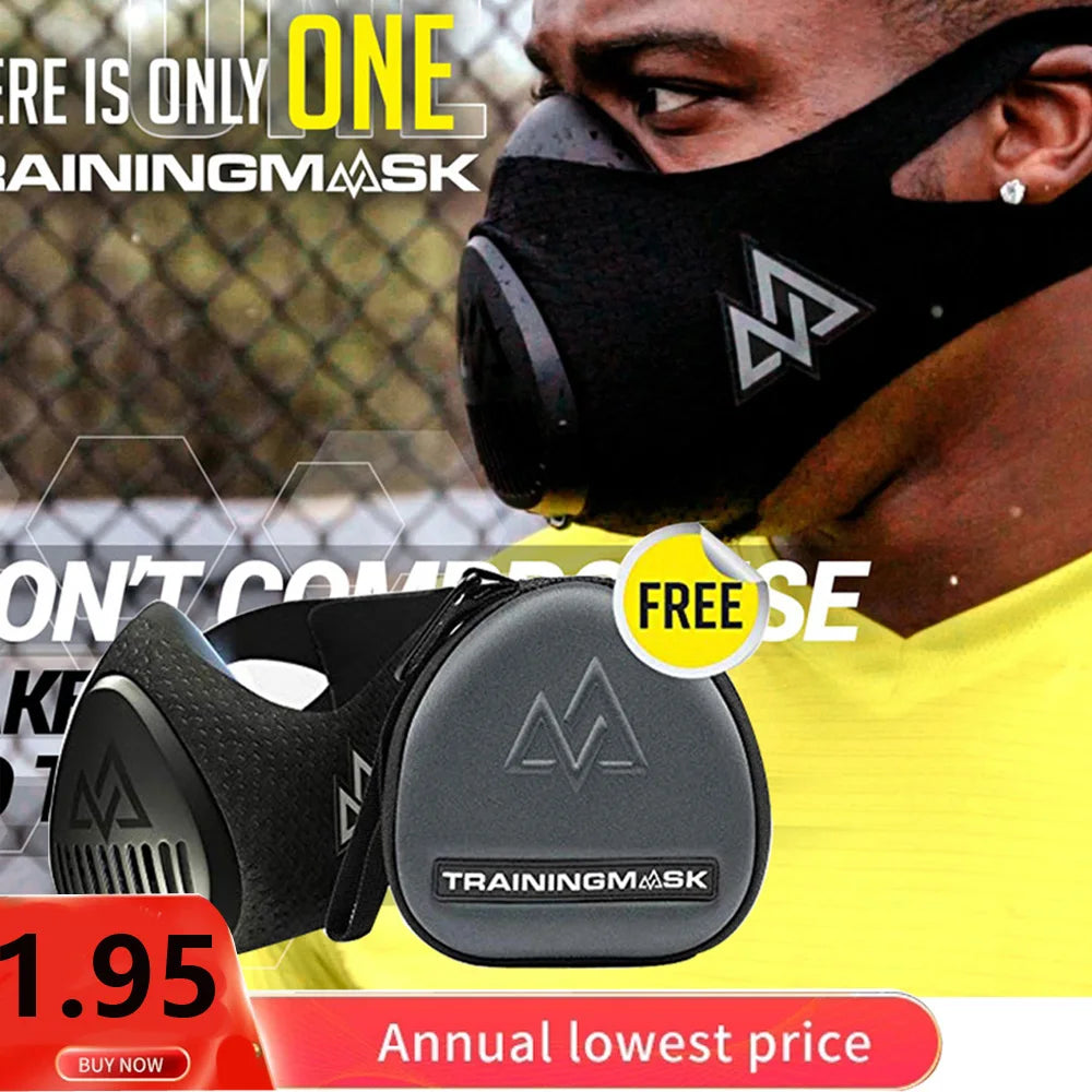Sports Mask Face Mask Elevation Running Fitness High Altitude Training Mask 3.0 Mask Simulation Plateau Training Mask 2.0