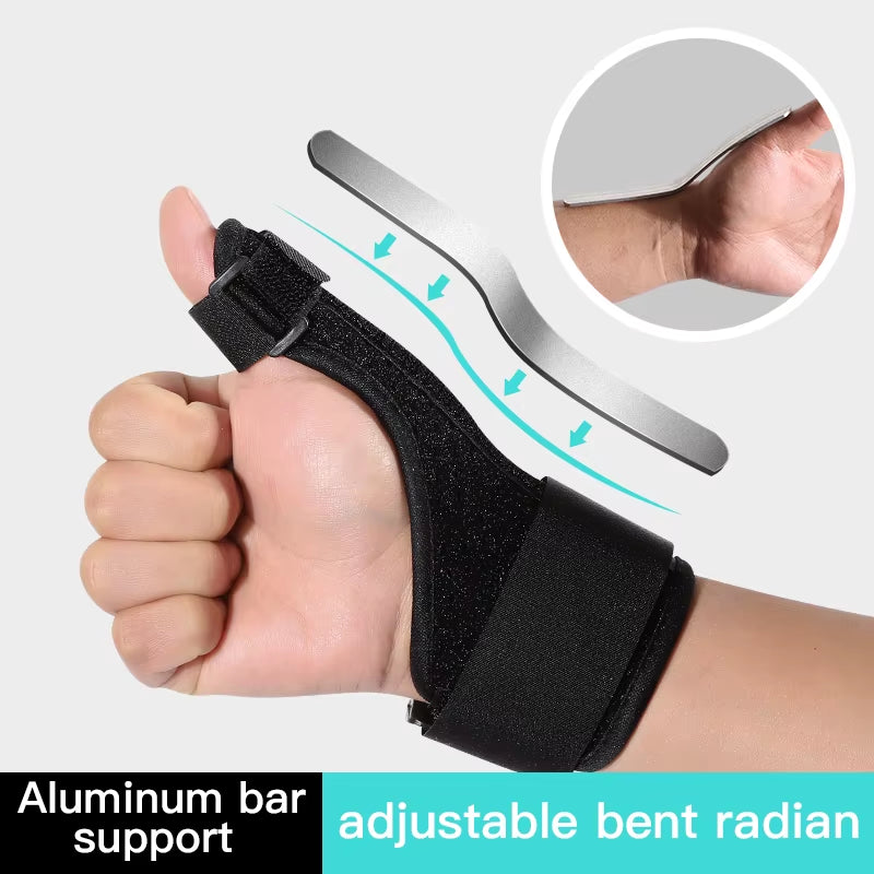 1 Pcs Removable Tenosynovitis Aluminum Wristband Wrist Brace Support Arthritis Sprain Carpal Tunnel Splint Wrap Protector
