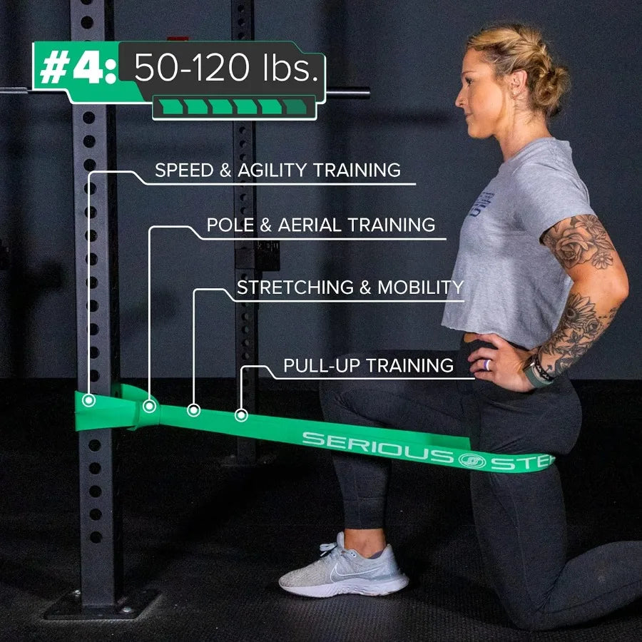 41" Assisted Pull-Up Band, Heavy Duty Resistance Band Sets, Stretching, Powerlifting, Resistance Training and Pull up Assistance