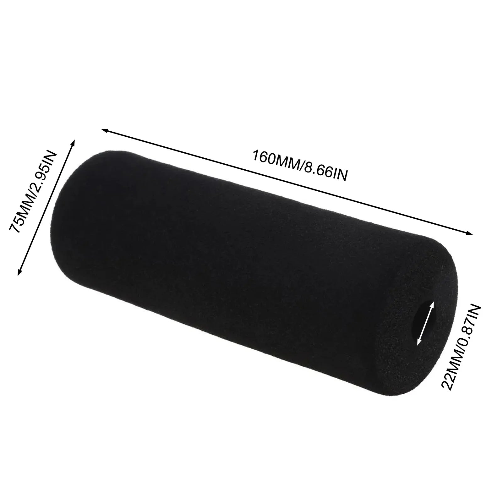 Machine Tube Leg Foam Roller Pad Buffer Tube Pad Bench Press Foam for Replacing Gym Exercise Equipment Only Foam Pad
