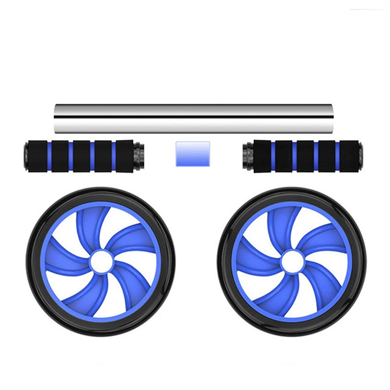 Ab Wheel Roller Abdominal Wheel Exercise Wheels Non- Slip Handles Fitness Workout Home Gym Exercise Equipment to Build Muscle