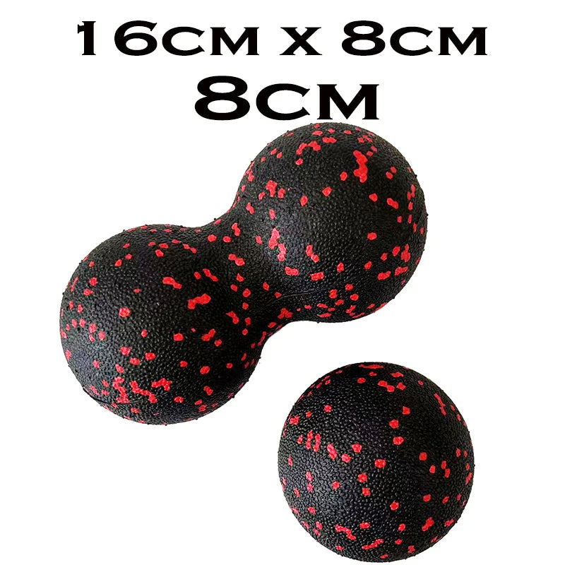 Fitness Ball High Density EPP Peanut Massage Ball Lightweight Back Neck Foot Mobility Ball Deep Tissue Myofascial Release