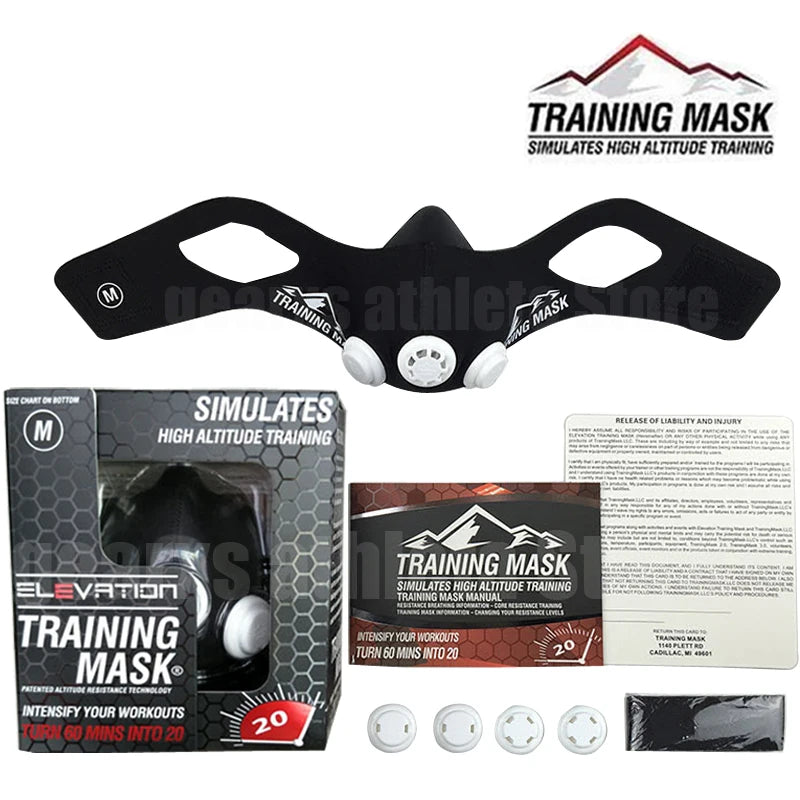 Sports Mask Face Mask Elevation Running Fitness High Altitude Training Mask 3.0 Mask Simulation Plateau Training Mask 2.0